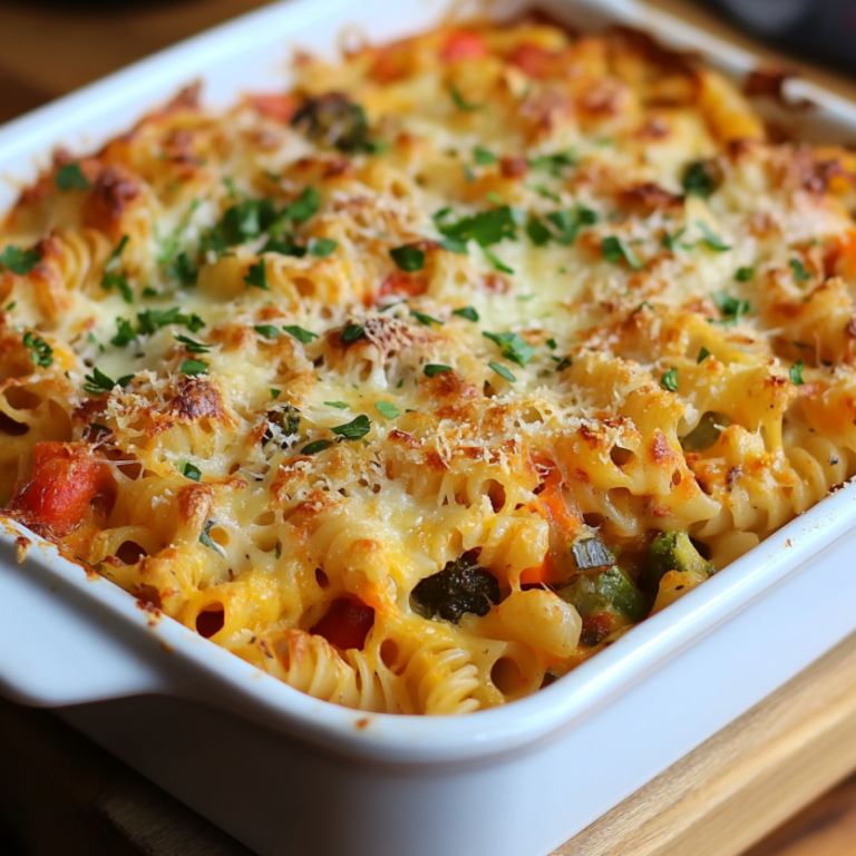 Cheesy Veggie Pasta Bake (Kid-Approved!)
