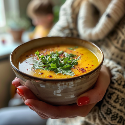 Anti-Bloat Turmeric Ginger Soup – Calm Your Gut with Every Spoonful